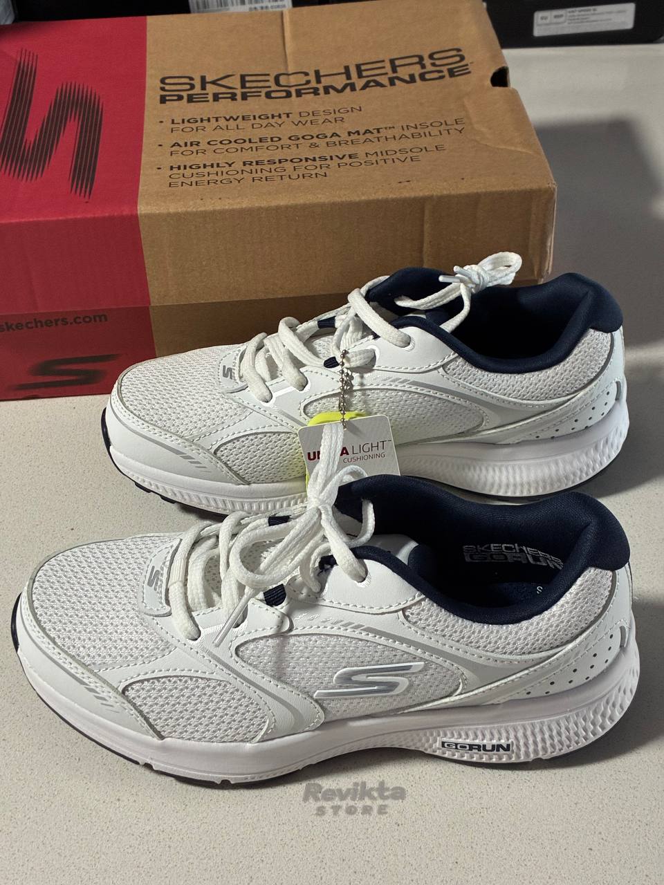 Skechers GOrun Zapatillas Blancas y Azules Eur 35