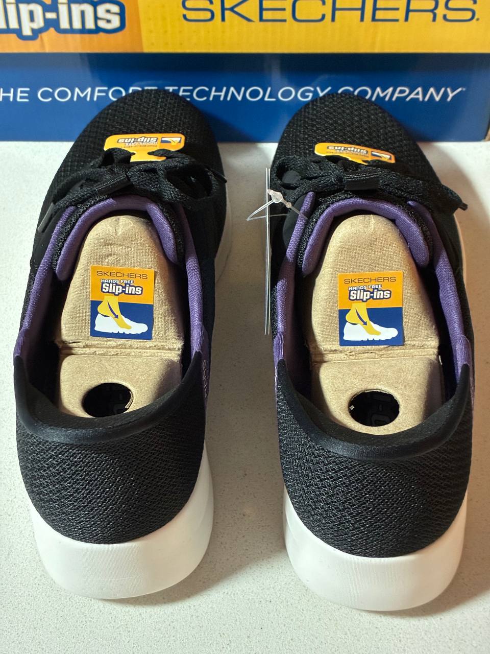 Skechers Slip-ins Mujer Negro/Morado EUR 36