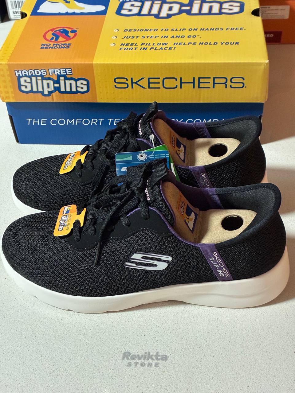Skechers Slip-ins Mujer Negro/Morado EUR 36