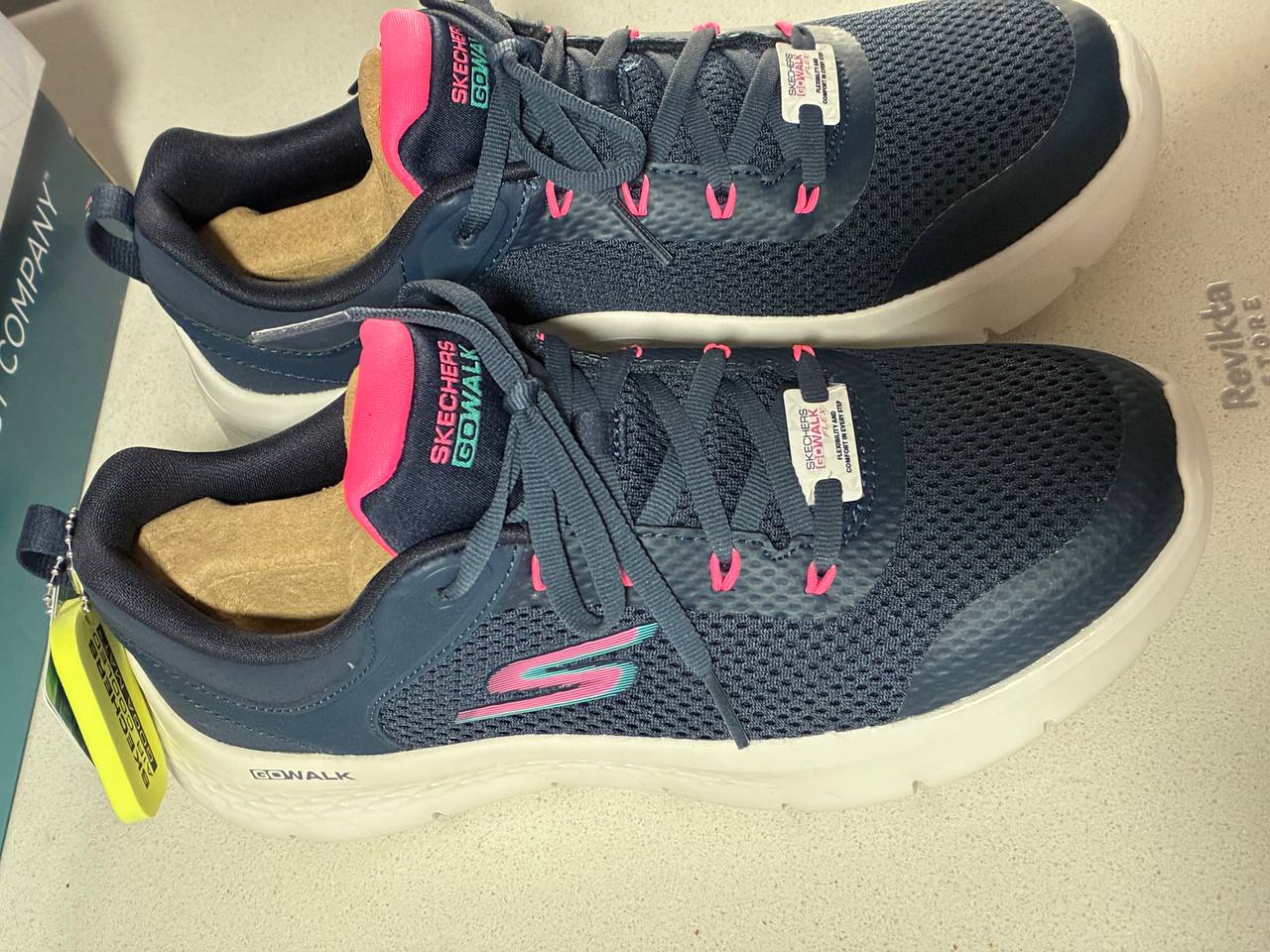 Skechers Go Walk Flex 38 Azul/Rosa