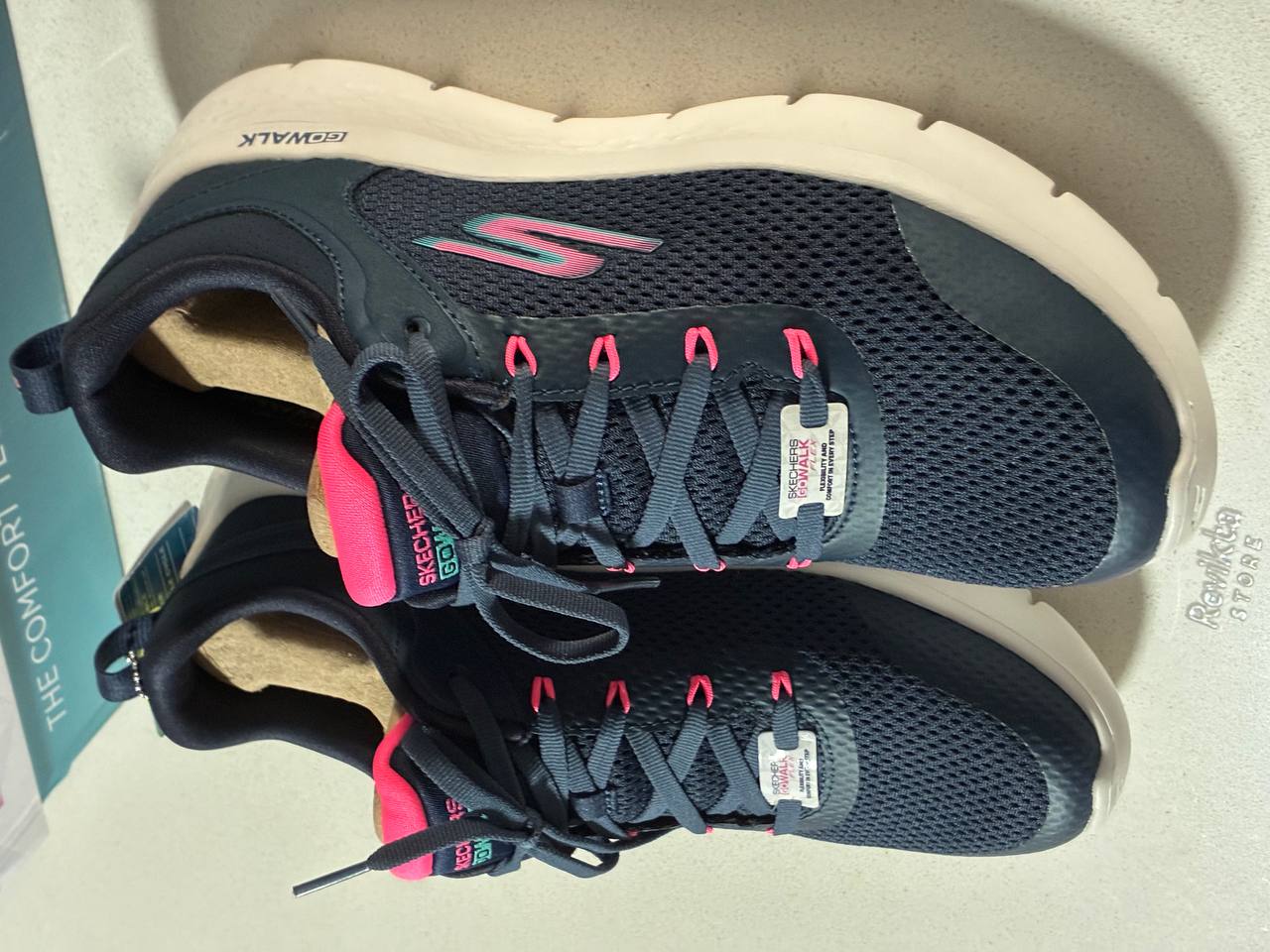 Skechers Go Walk Flex 38 Azul/Rosa