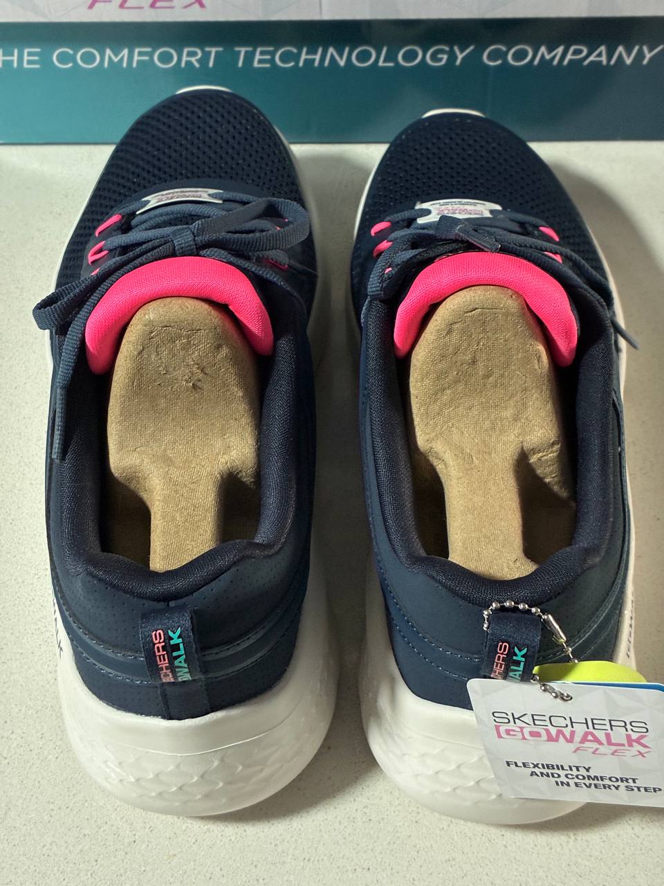 Skechers Go Walk Flex 38 Azul/Rosa