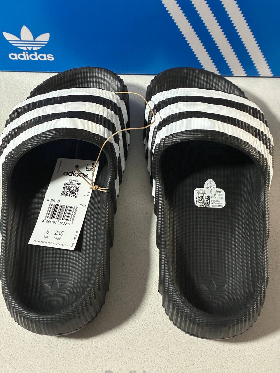 Chanclas Adidas Adilette 22 Unisex Talla 38