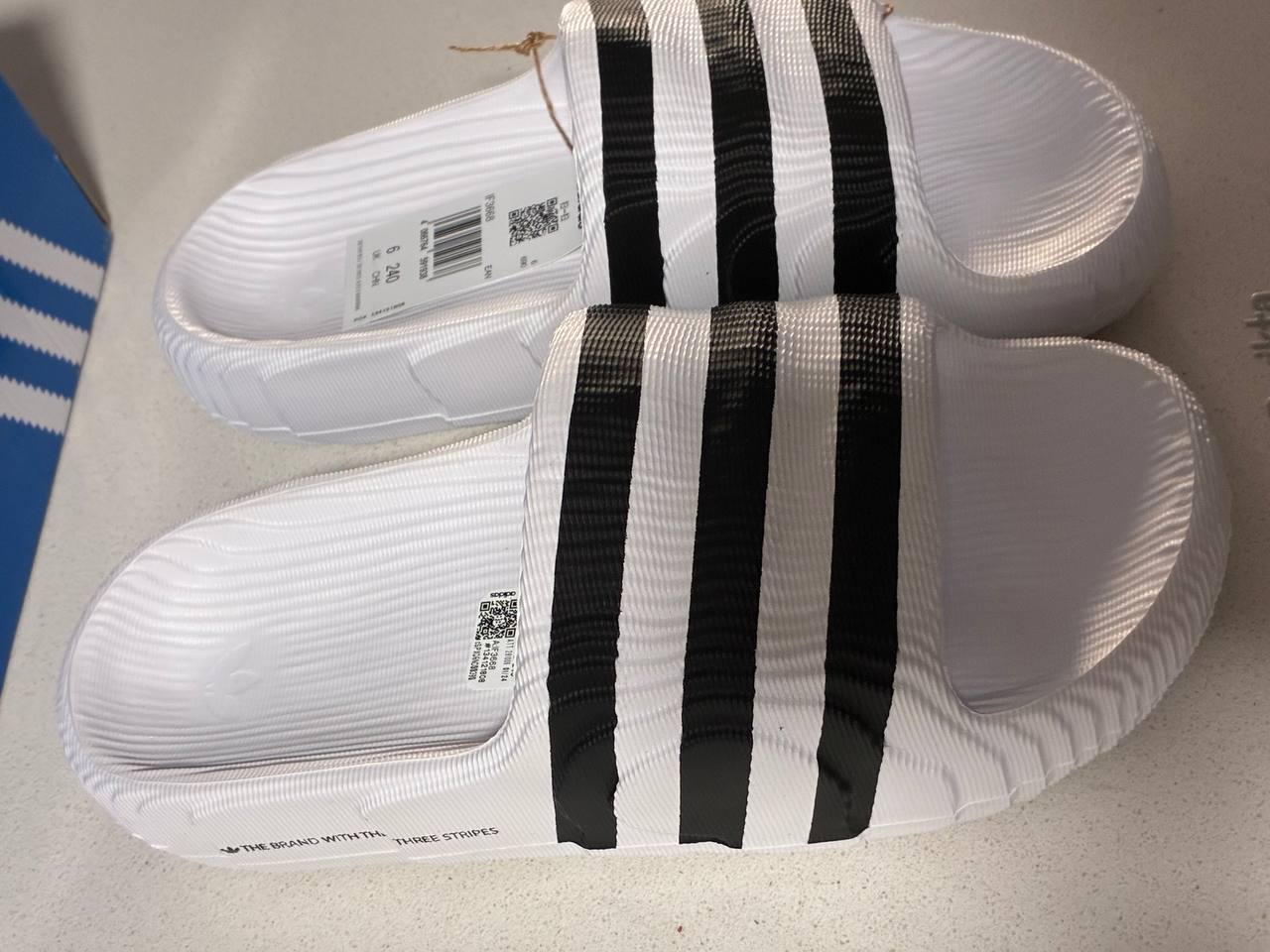 Chanclas Adidas Blancas Tallas Eur 36.5, 38 y 39