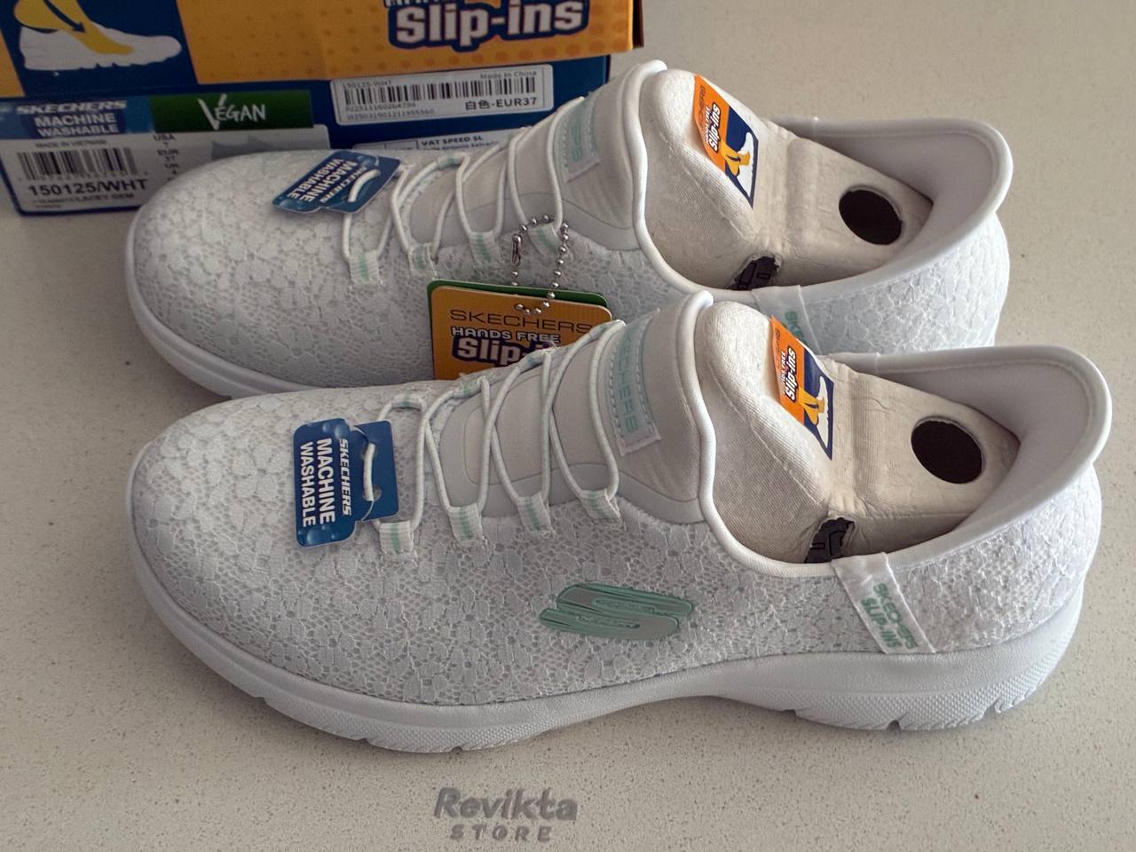 Skechers Slip-Ins Blancas Mujer Eur 37 y 38 WHT
